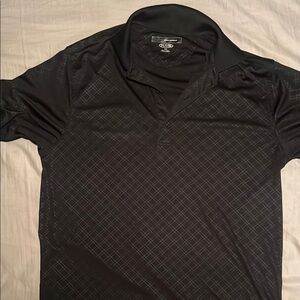 Greg Norman Black Polo Golf Shirt